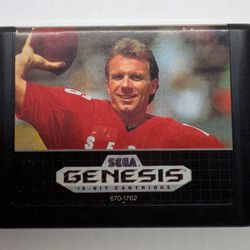 Joe Montana II Sports Talk Football Sega Genesis Cartridge Only Tested Works