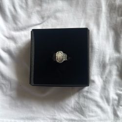 Adjustable 800 Sterling Silver Pharaoh Ring, Antique Beetle Free Size, Egyptian Silver Ring