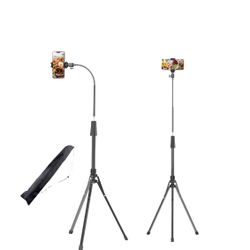 Tripod Stand with 16.5’’with Adjustable 360°Ball Head & Phone Holder