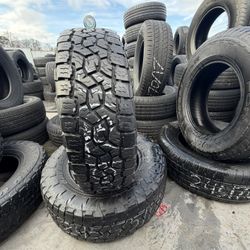 Used pair 245/75/17 Toyo open country A/T tires