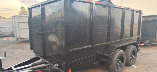 Diamond wall dump trailer 12 ft 2027 !