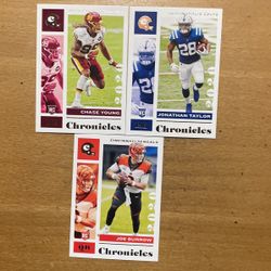 2020 CHRONICLES LOT OF 3 ROOKIES 