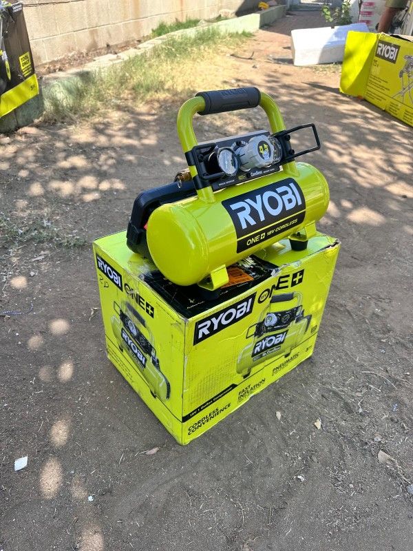RYOBI
18V ONE+ Cordless 1 Gal. Portable Horizontal Air Compressor with 120 PSI Maximum Pressure (Tool Only)
