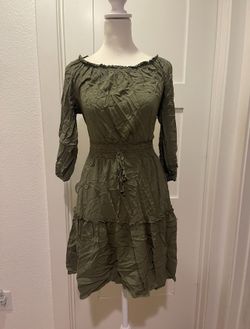 Army Green Dress