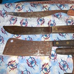Vintage Butcher Knives