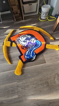 Custom Denver Sports Mashup Handmade Rug