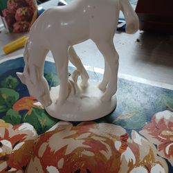 White Porcelain Horse