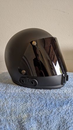 BILTWELL GRINGO MOTORCYCLE HELMET MATTE BLACK M