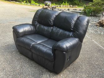 Black Reclining Loveseat