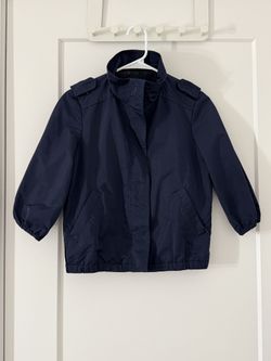 Banana Republic Navy Lightweight Windbreaker Jacket