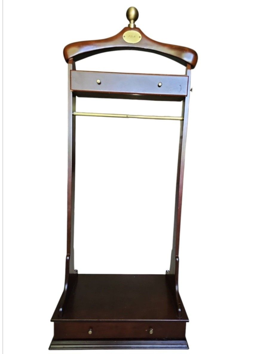 Bombay Company Valet Butler Stand With 2 Drawers