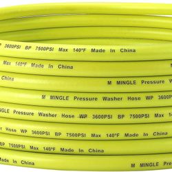 Pressure Washer Hose 25 FT x 1/4" - Replacement Power Wash Hose with M22 14mm Fittings - 3600 PSI