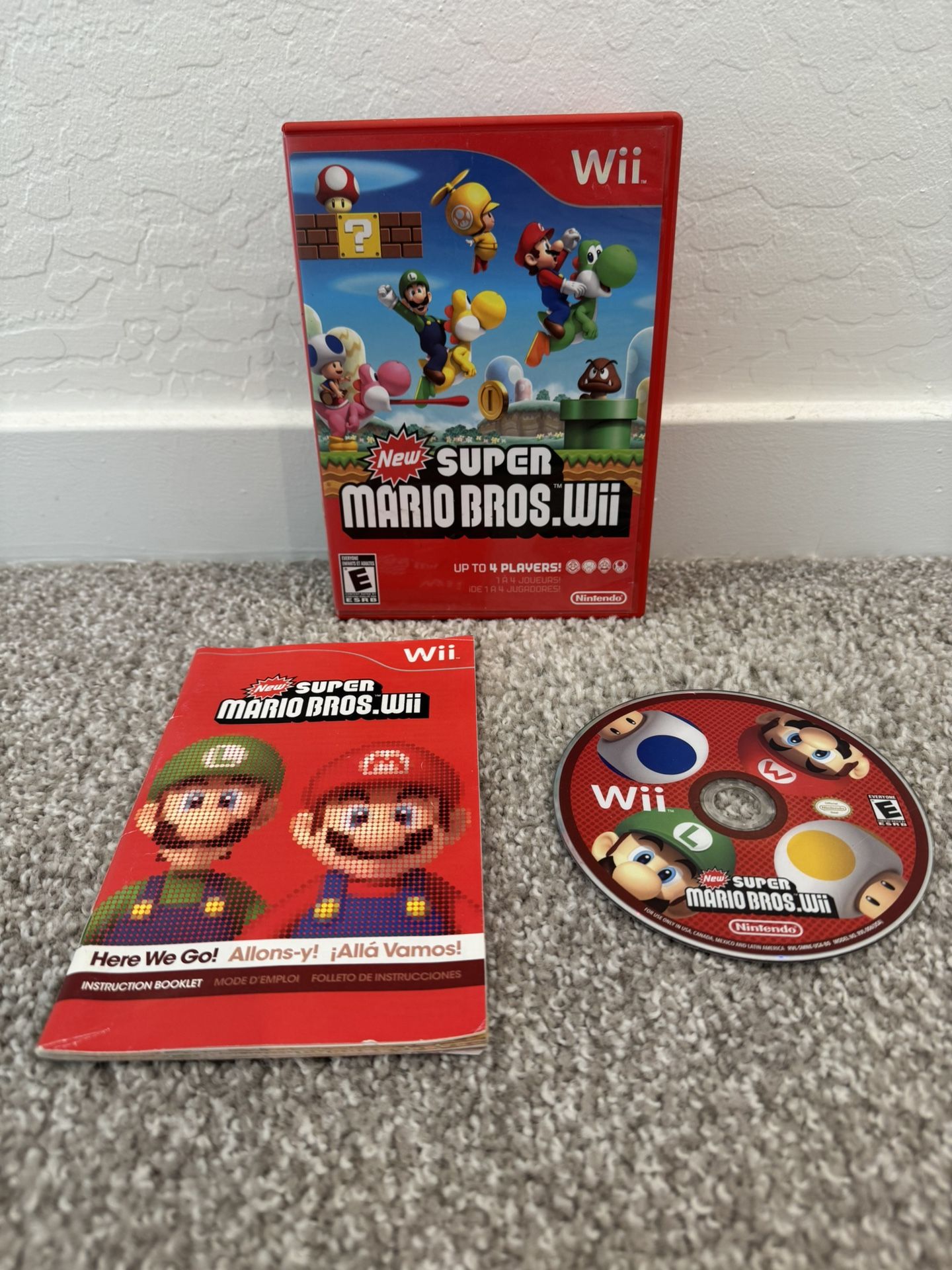 New Super Mario Bros for Nintendo Wii