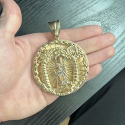 San Lazaro pendant 10k