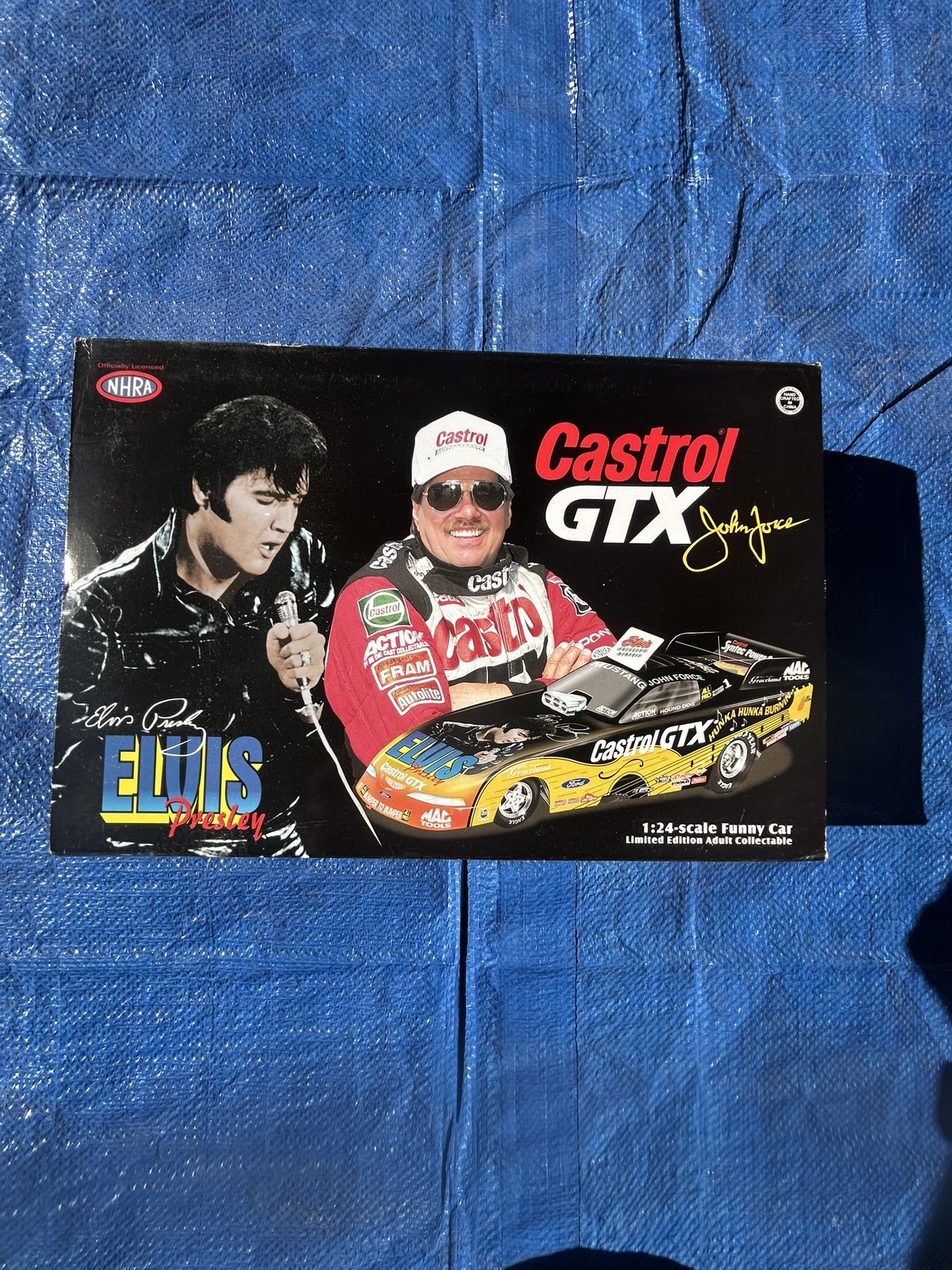 John Force Elvis Die Cast Funny Car