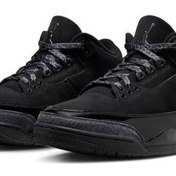 Retro Jordan 3 Black cats Size 9 
