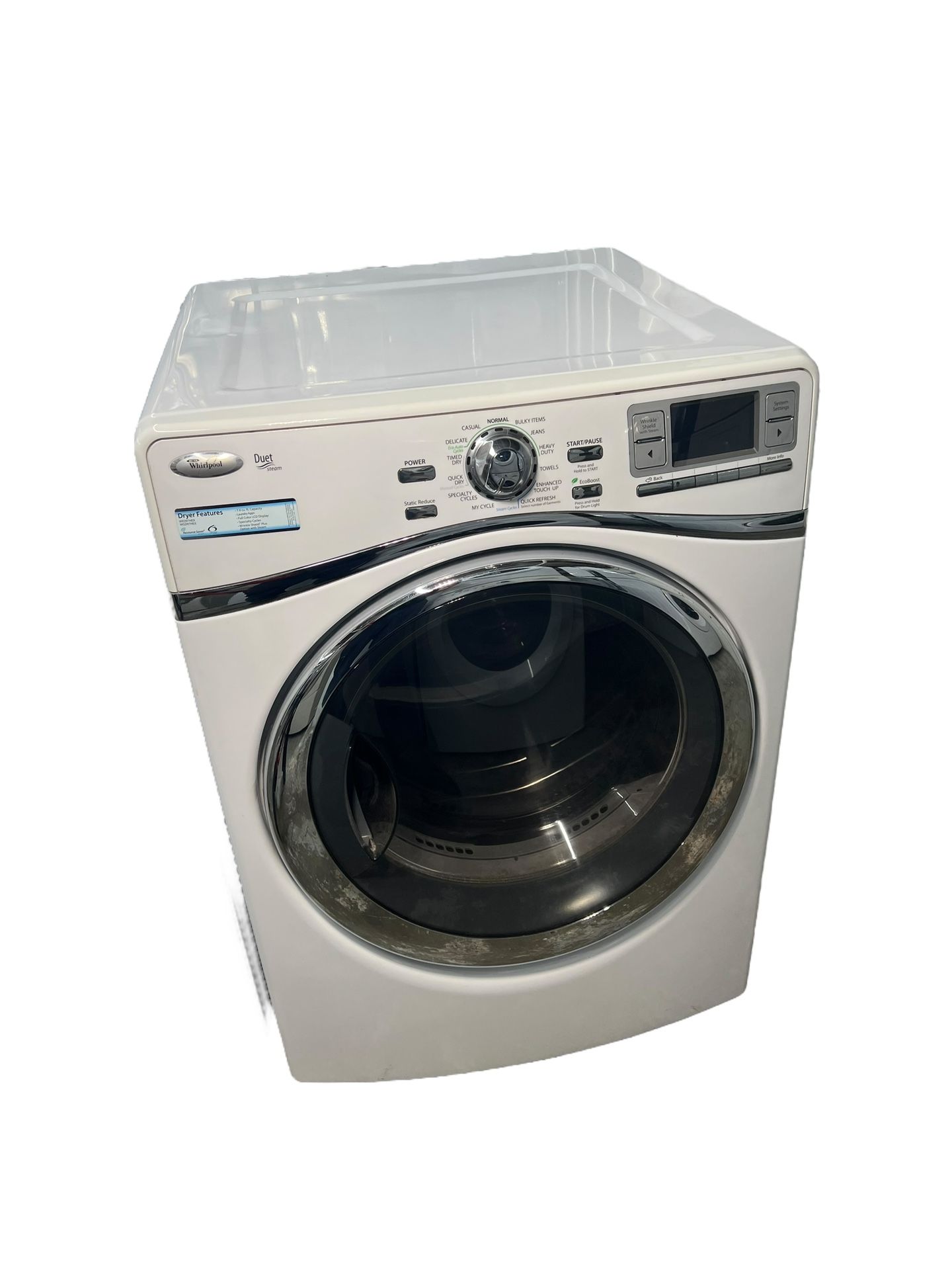 Whirlpool Dryer w/ Steam