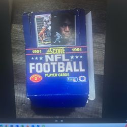 1991 Score NFL Box