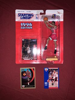 1996 starting lineup Chicago Bulls Scottie Pippen