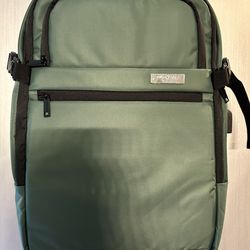Duchamp Expandable Backpack Suitcase Green