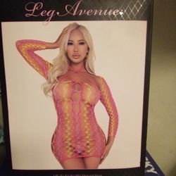 !! Women's 2 Piece Zig Zag Net Mini Dress And Shrug  One Size Tall