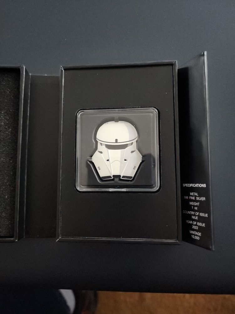 Star Wars Hovertank Pilot Silver Coin
