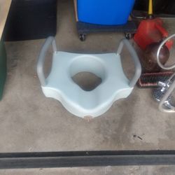 Raised Toilet Seat With Handles