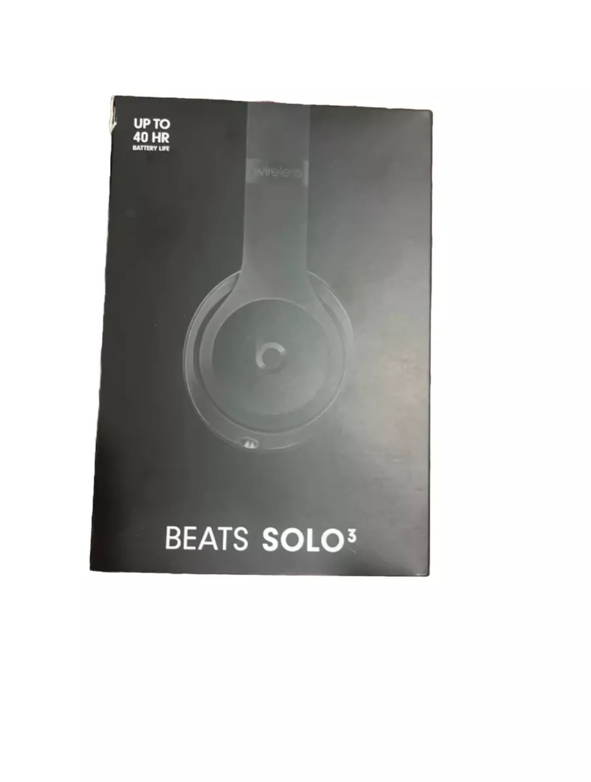 Black Beats Solo 3/barely used