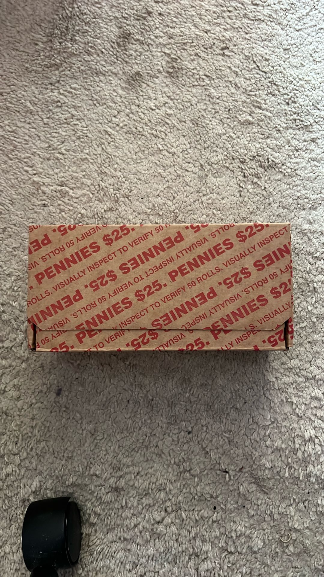 Sealed bank box of Lincoln pennies Penny Cent