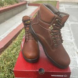 Brand New Wolverine Work Boots For Men. Size 8.5 And 9.5. Steel Toe. 