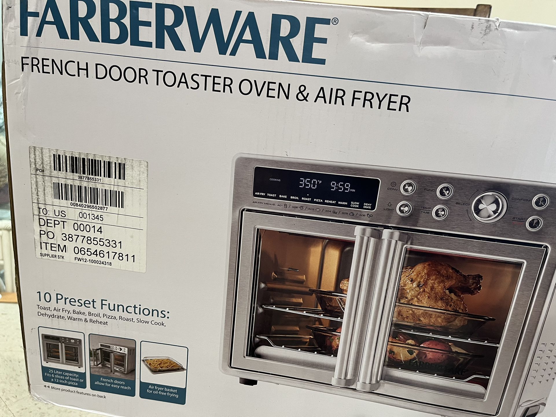 Farberware Air Fryer Toaster Oven for Sale in Freehold, NJ - OfferUp