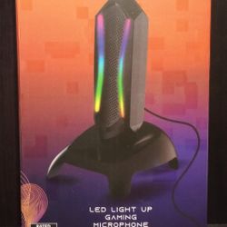 LED Light Up Gaming Microphone (New)