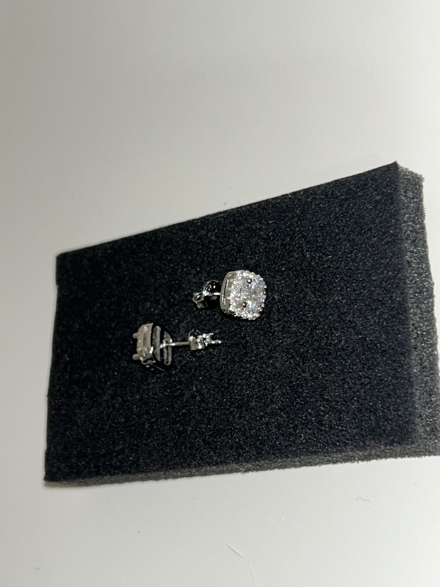 VVS1 Earrings (passes Diamond Tester)