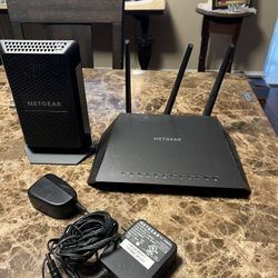 Netgear Router And modem