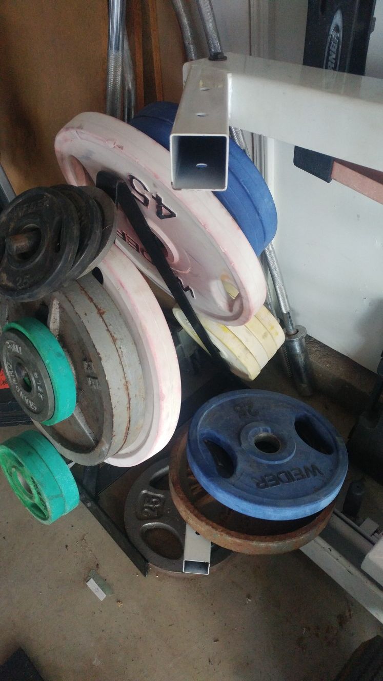 Olympic set with optional Olympic bar