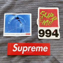 (3) Supreme Stickers 