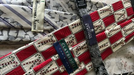 Neck Ties bundle or separate.  Chino, ca