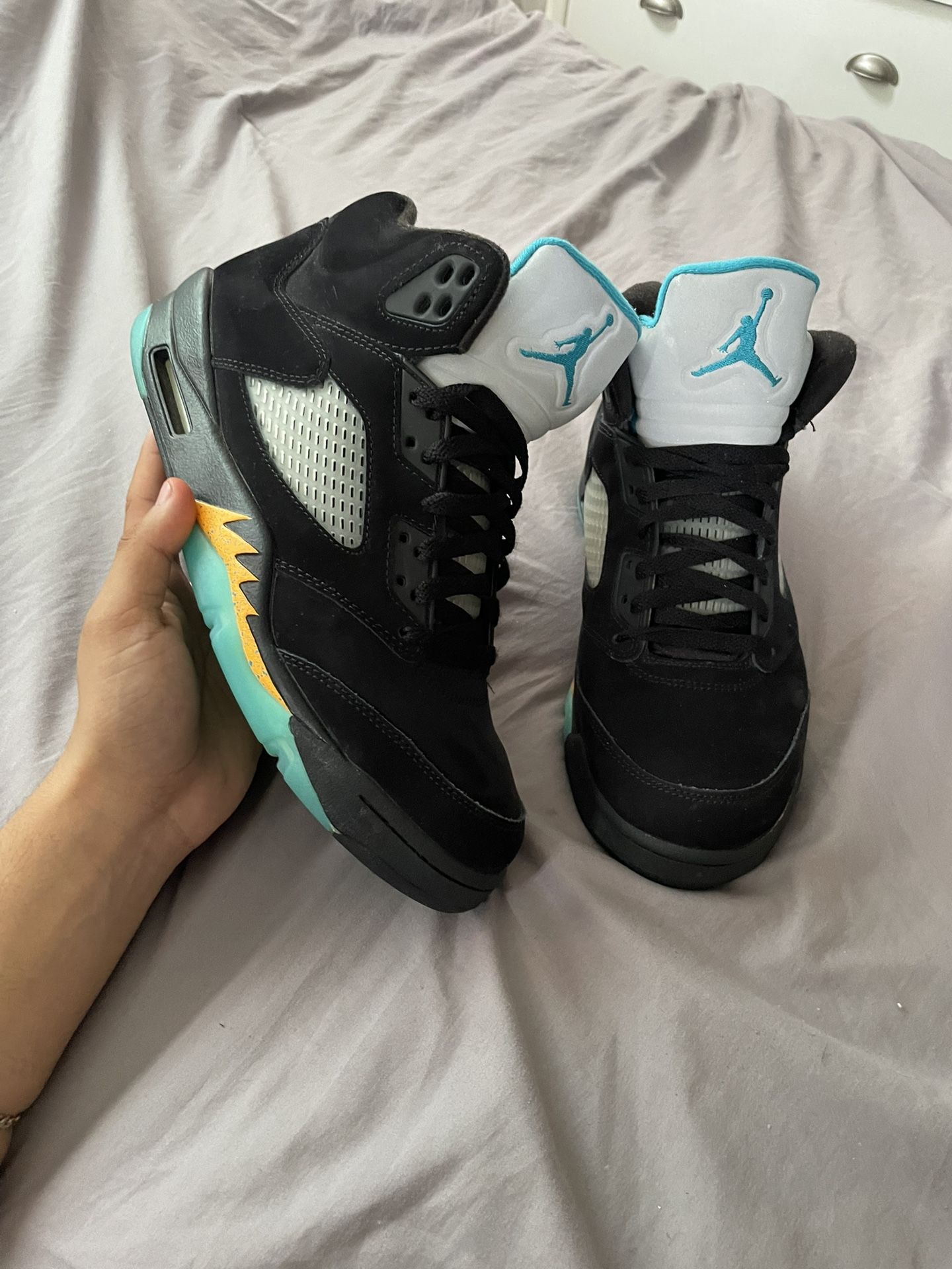 jordan 5 Retro aqua