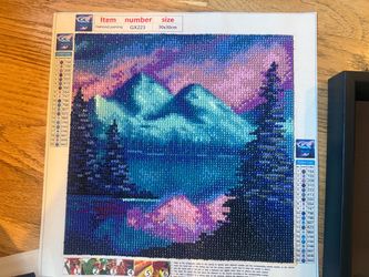 Diamond Painting GX223 Mountain Scene 30x30cm