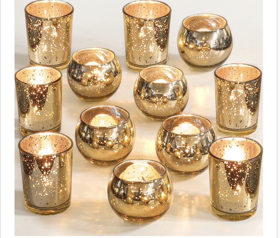 Gold Candle Holders
