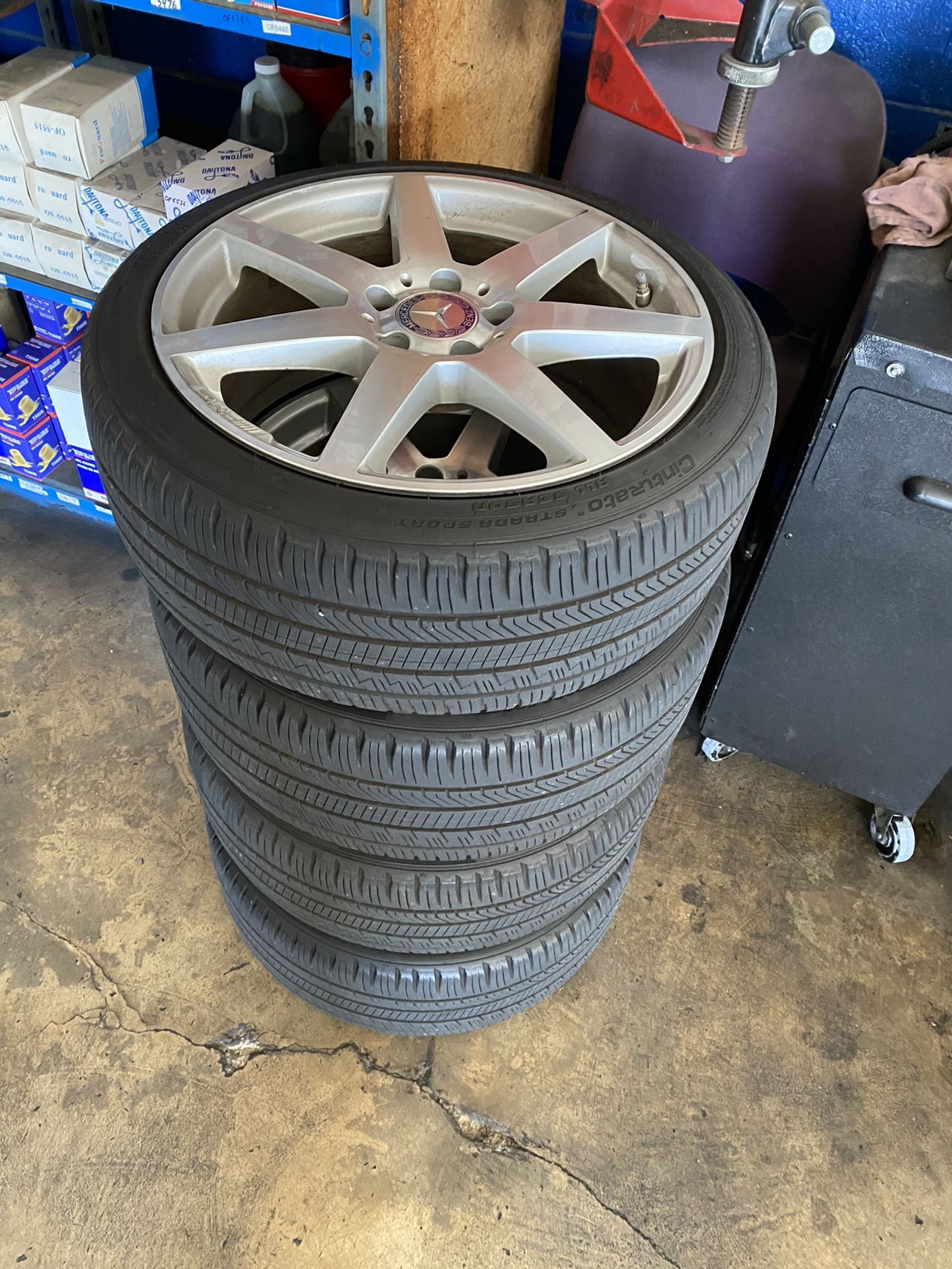 Mercedes Rims + Tires (AMG)