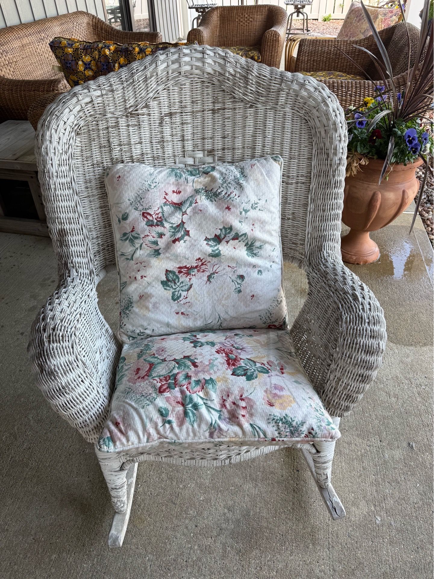 Heavy Wicker Chair
