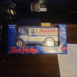 truevalue colletable truck with box also a coin bank