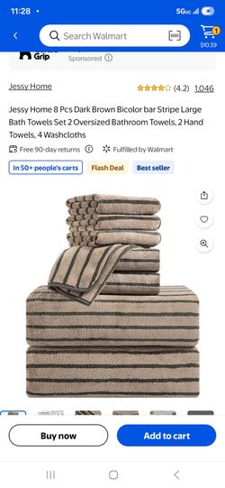 Jessy bath towel set 8pcs