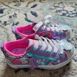 Skechers Twinkle Toes Light Up Girls Size 11