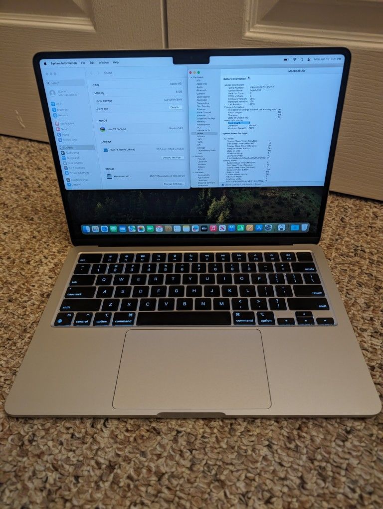 MacBook Air M3 8gb 512gb BRAND NEW - WARRANTY 