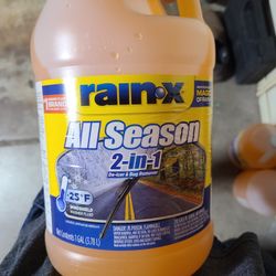 Rain X All Season 2 In 1 Gallon Bug, Salt Grime, Windshield Washer Fluid, Brand New Located At 39th Ave And Dunlap In Phoenix STILL Up Still Got 