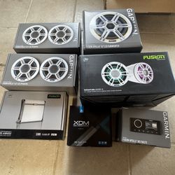 Marine Sound System Brand New . Will Sell Individually, Message For Prices 