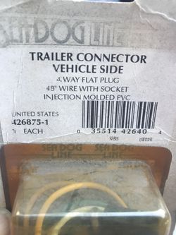 4 flat wiring kit vehicle side