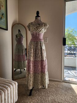 Floral Cottagecore Tiered Maxi Dress